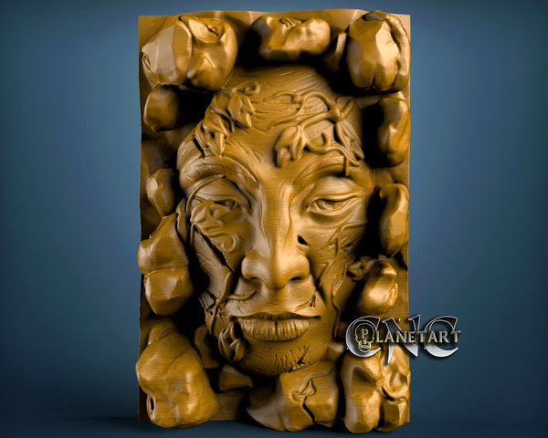 Artistic Face, 3D STL Model 6259