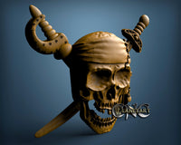 Skull, 3D STL Model 6600