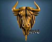 Bull, 3D STL Model 10172