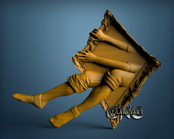 Fantasy Frame, 3D STL Model 6545