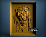 Smoking Lion, 3D STL Model 10255