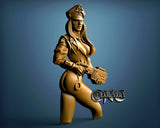 Police Woman, 3D STL Model 10087