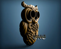 Owl, 3D STL Model 0408