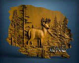 Deer, 3D STL Model 0682