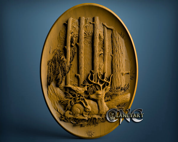 Deer, 3D STL Model 0686