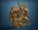 Eagle, 3D STL Model 0461