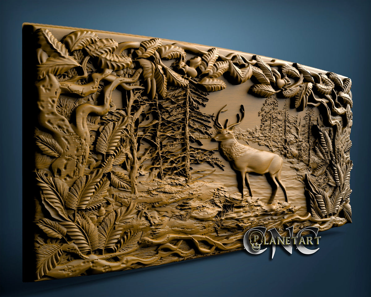 Deer, 3D STL Model 0698 – Cnc Planet Art