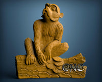 Monkey, 3D STL Model 0956