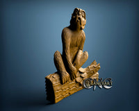 Monkey, 3D STL Model 0956