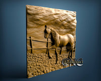 Horse, 3D STL Model 0788