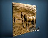 Horse, 3D STL Model 0788