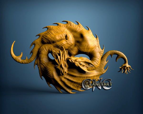 Dragon, 3D STL Model 1065