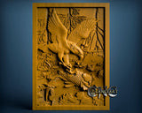 Eagle, 3D STL Model 0462