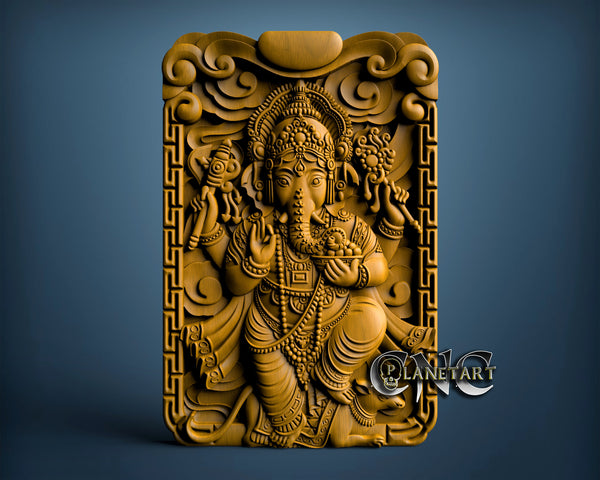 Ganesh, 3D STL Model 1355