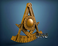 Masonic, 3D STL Model 6371