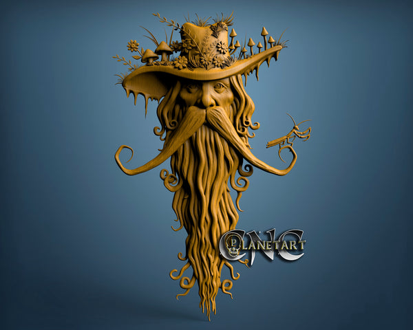 Wizard of the forest, 3D STL Model 6283