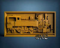 Train, 3D STL Model 6352