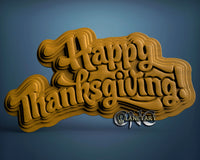 Happy Thanksgiving, 3D STL Model 10148