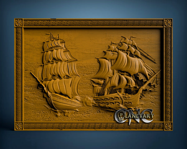 Ships, 3D STL Model 6624