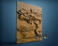 Tree in Africa, 3D STL Model 6675