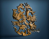 Drago, 3D STL Model 1396