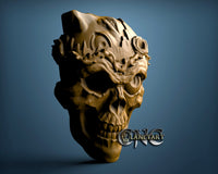 Skull, 3D STL Model 10186