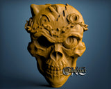 Skull, 3D STL Model 10186