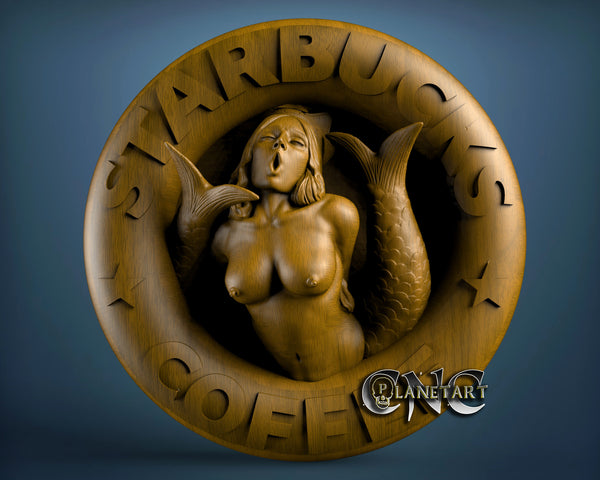 StarBucks Coffee, 3D STL Model 10366