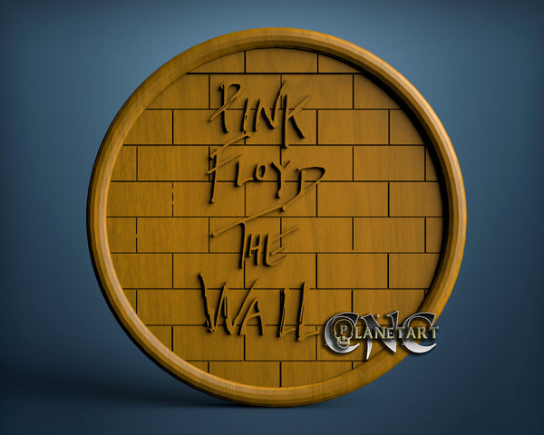 Pink Floyd The Wall, 3D STL Model 2036