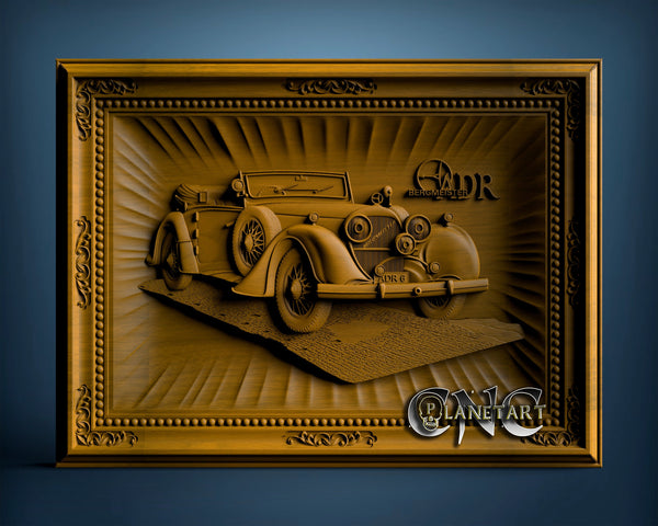 Bergmeister Car Vintage, 3D STL Model 6537