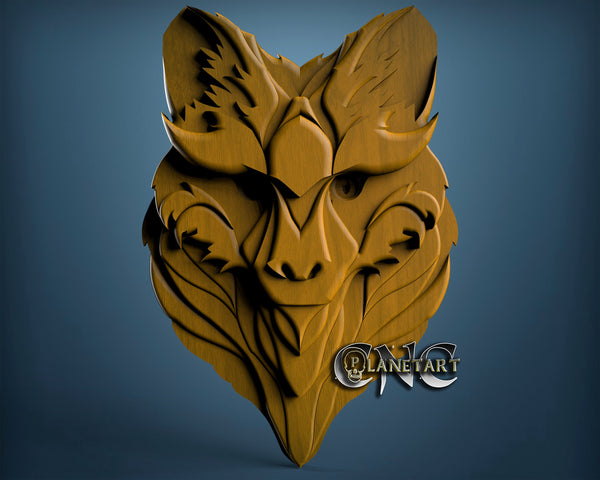 Fox, 3D STL Model 6679