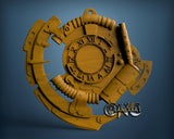 Motor Clock, 3D STL Model 1295