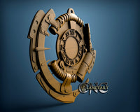 Motor Clock, 3D STL Model 1295