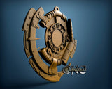 Motor Clock, 3D STL Model 1295