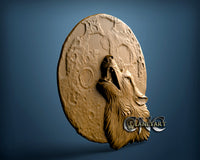 Wolf, 3D STL Model 0650