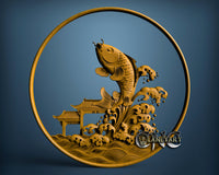 Fish, 3D STL Model 0493