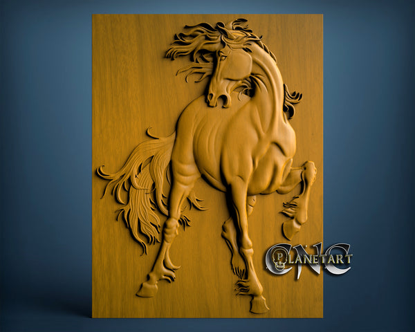 Horse, 3D STL Model 0776