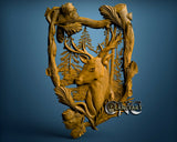 Deer, 3D STL Model 0678