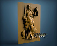 Justice Woman, 3D STL Model 2671