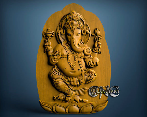 Elephant God, 3D STL Model 1352