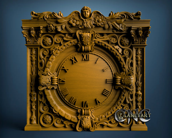 Clock, 3D STL Model 1289