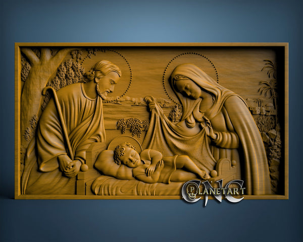 Birth of Jesus, 3D STL Model 4661