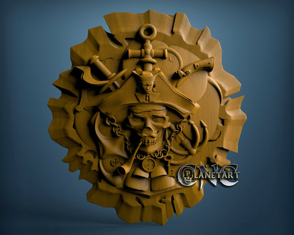 Jolly Roger, 3D STL Model 6603