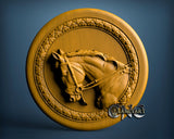 Horse, 3D STL Model 0744