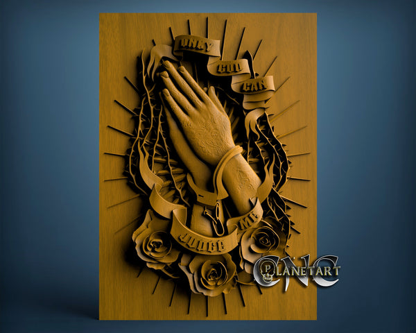 Only God can Judge me, 3D STL Model 10200