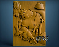 Garfield, 3D STL Model 2144