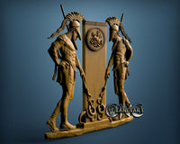 Greek Soldier, 3D STL Model 2808