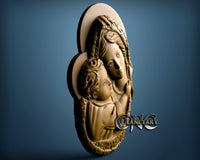 Virgin Mary, 3D STL Model 4644