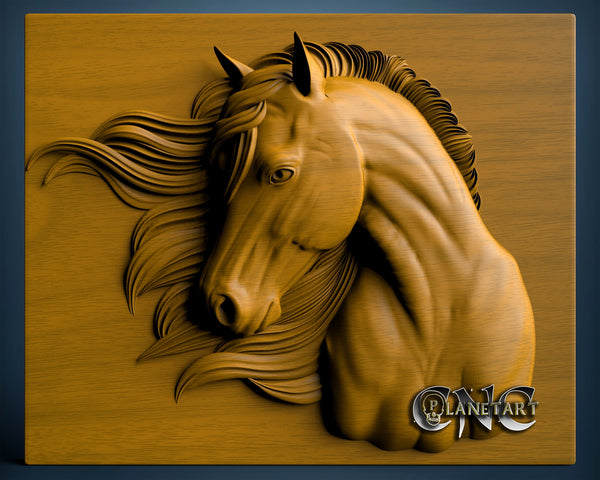 Horse, 3D STL Model 10302