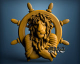 Lion Sea Captain, 3D STL Model 6215